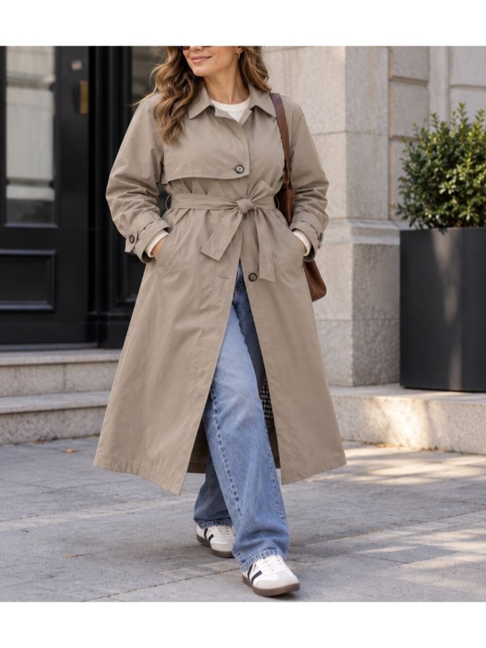 Vintage London Fog Classic Trench Coat Beige Belted Removable Liner Outerwear